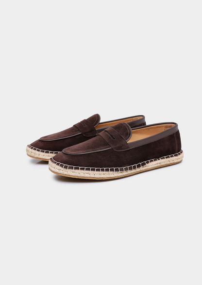 Penny Seaside Espadrilles - Coffee | Castielli