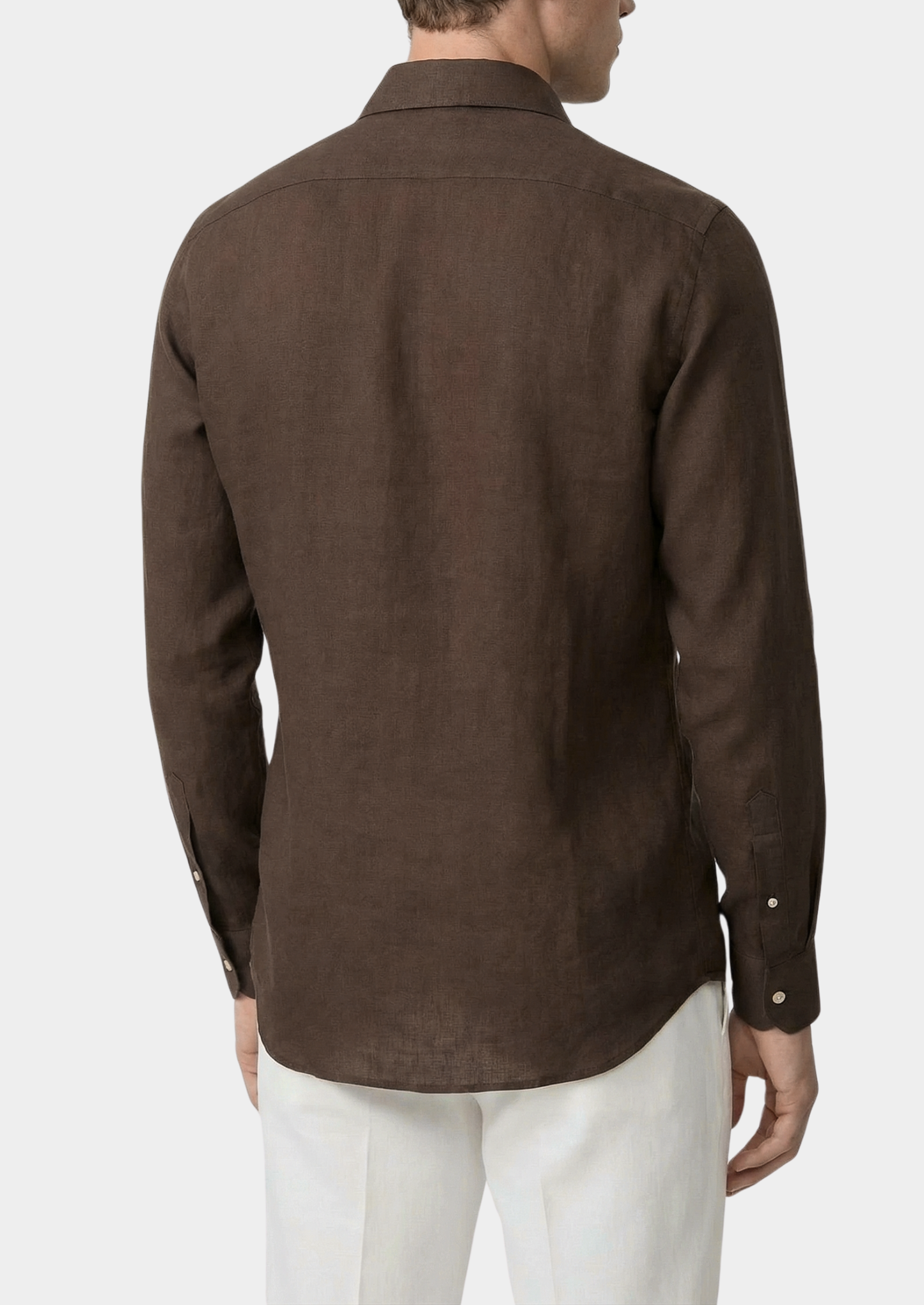 Portofino Coastal Shirt - Dark Brown | Castielli