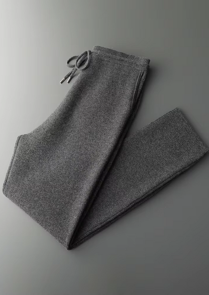 Pure Extra-Fine Merino Wool Dark Gray Arvo Set | Castielli
