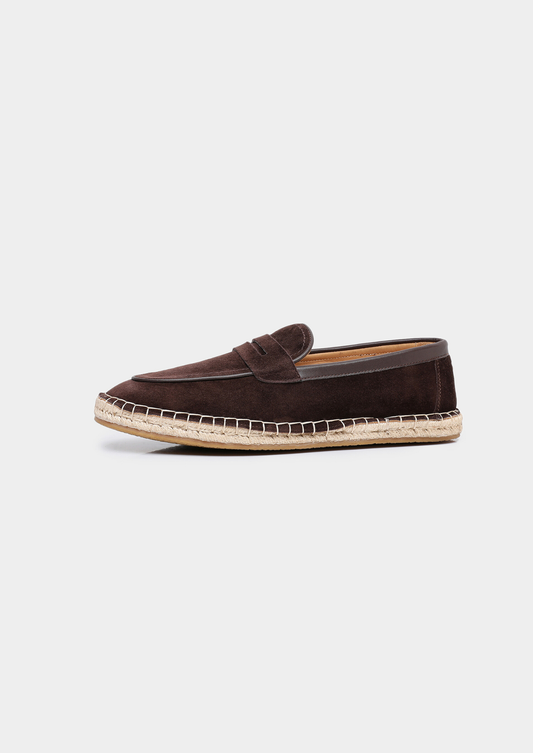 Penny Seaside Espadrilles - Coffee | Castielli