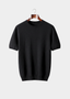 Premium Cashmere Classic Crewneck T-Shirt - Black