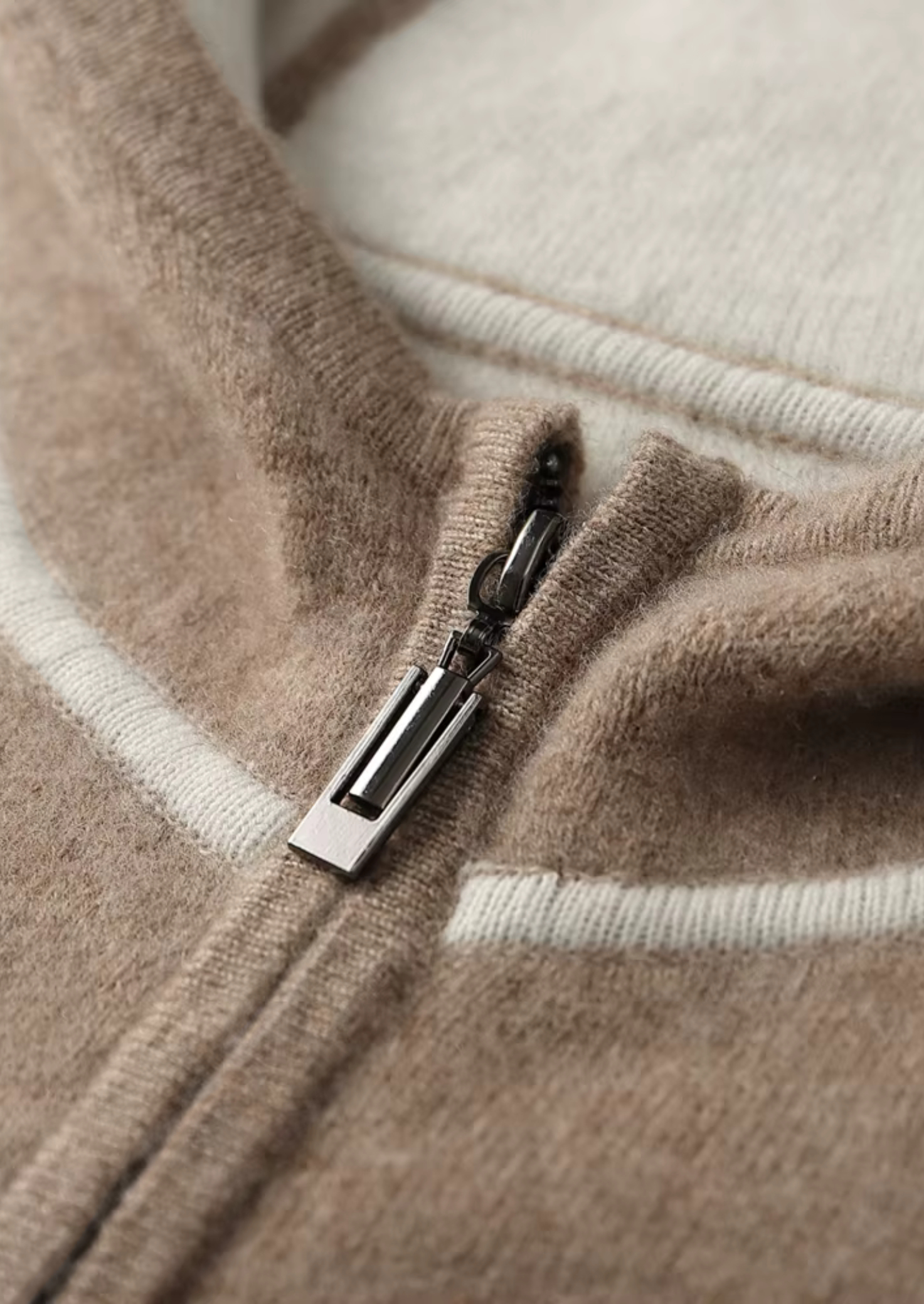 Premium Cashmere Beige Milano Leisure Set | Castielli