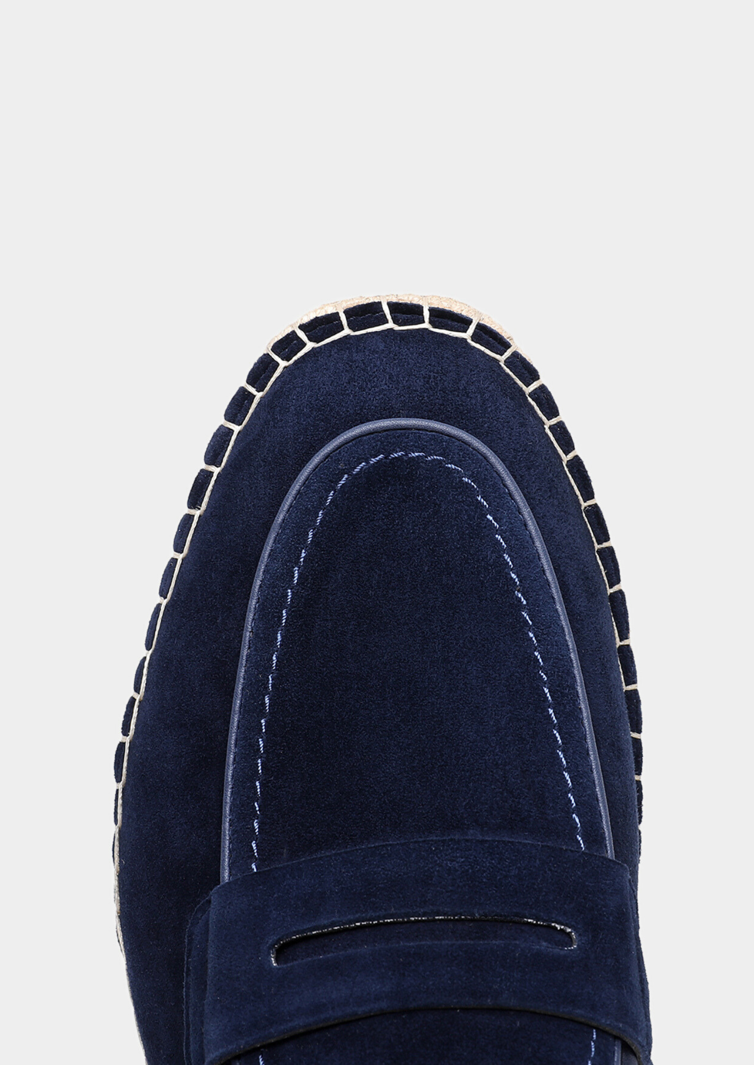 Penny Seaside Espadrilles - Navy Blue | Castielli
