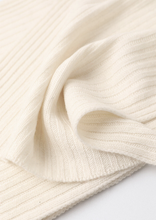 Pure Extra-Fine Merino Wool Wintertime Essentials - Ivory | Castielli