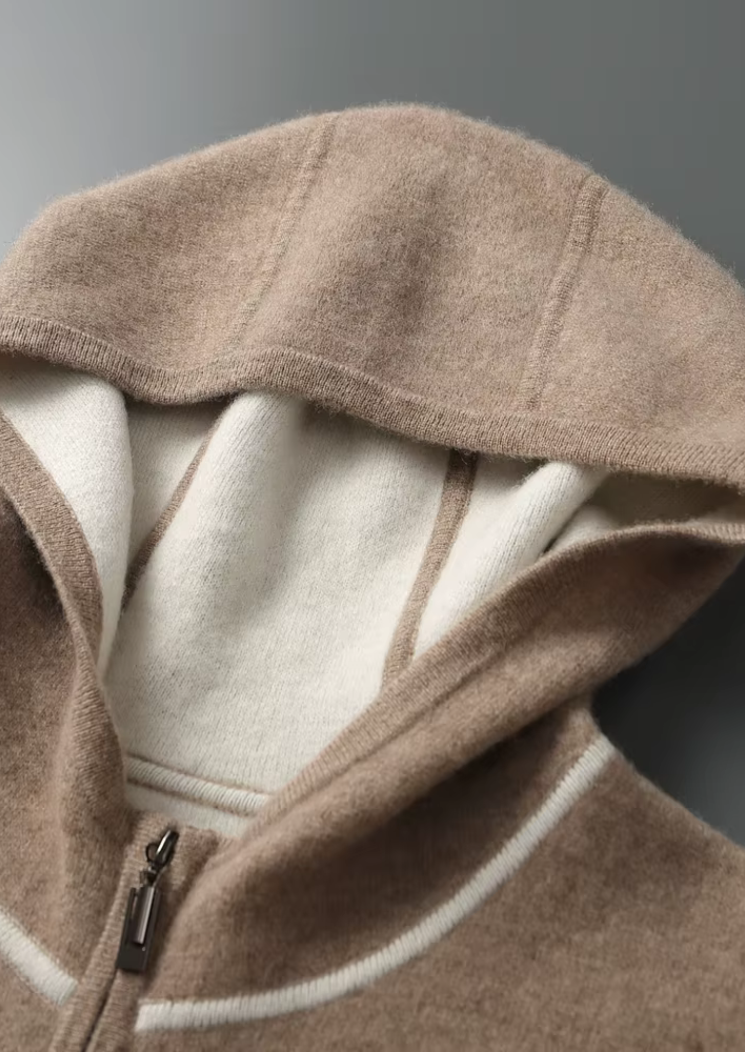 Premium Cashmere Beige Milano Leisure Set | Castielli