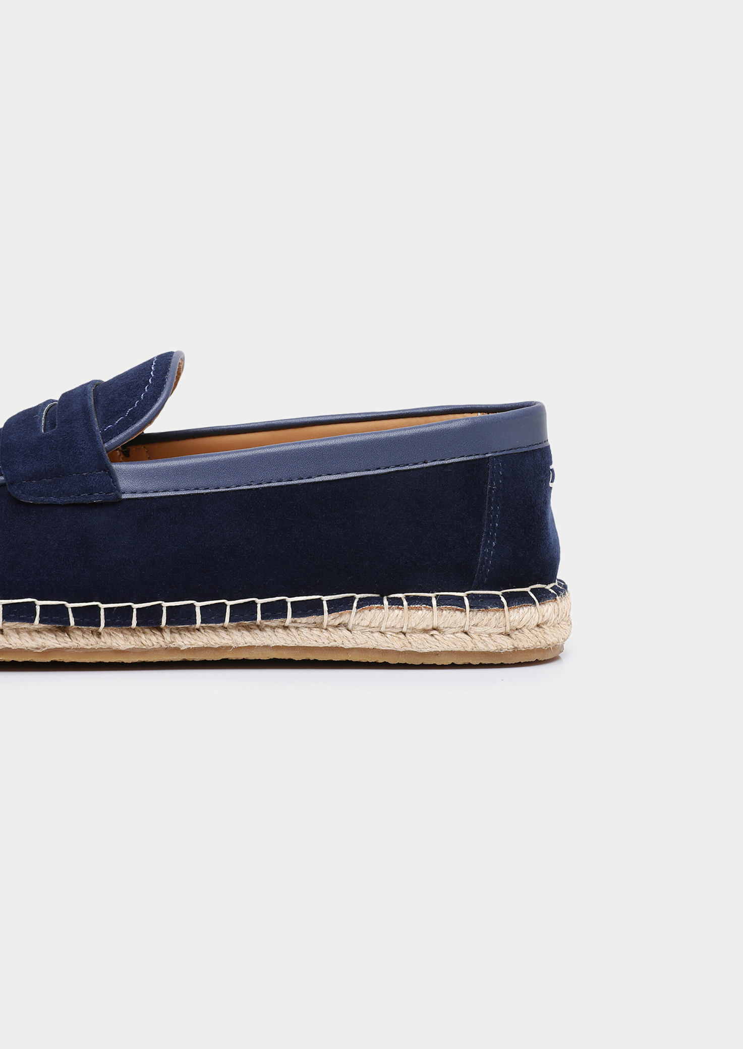 Penny Seaside Espadrilles - Navy Blue | Castielli