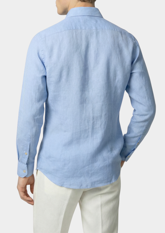 Portofino Coastal Shirt - Light Blue | Castielli
