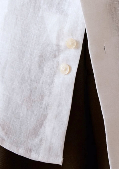 Portofino Coastal Shirt - White | Castielli