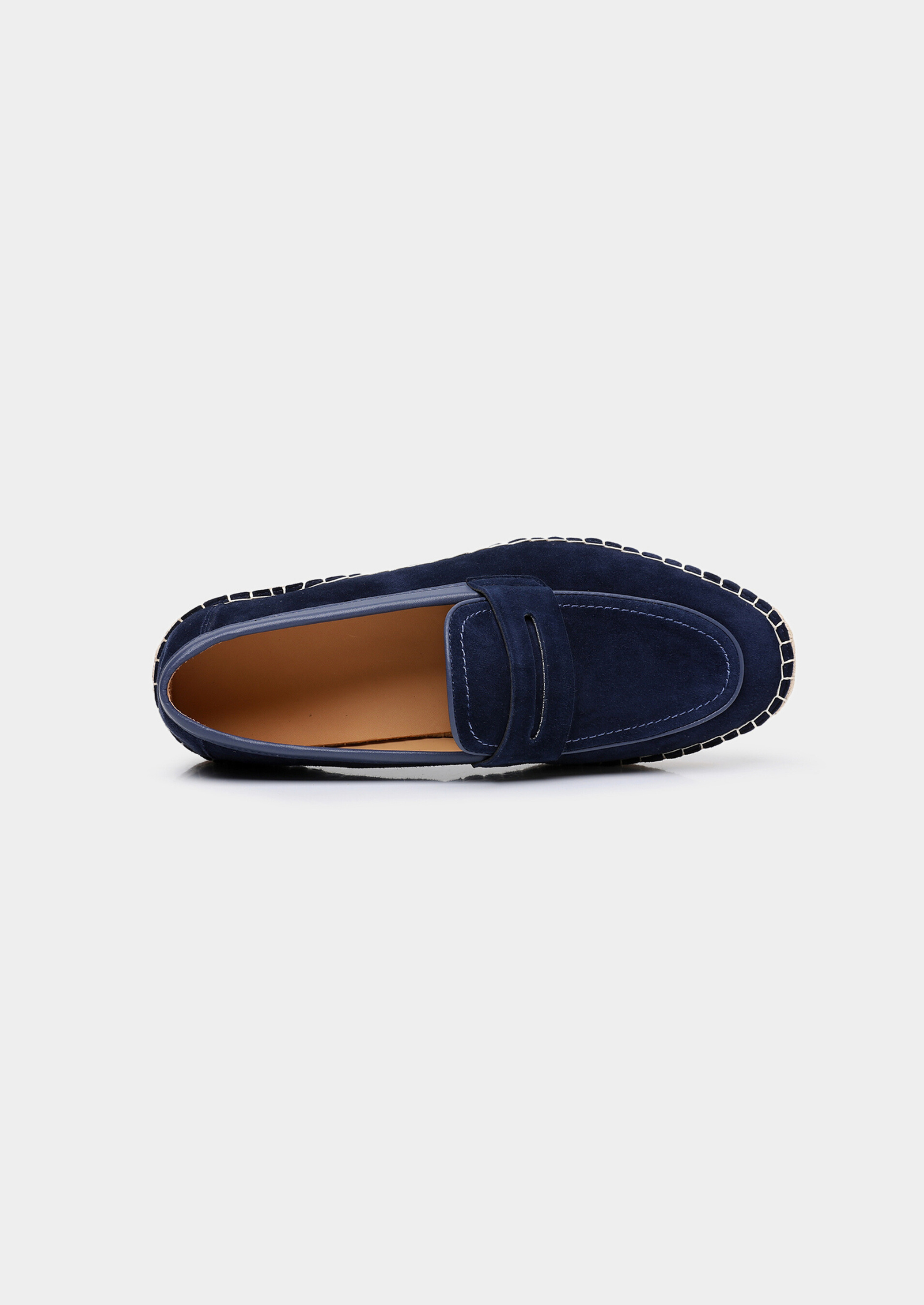 Penny Seaside Espadrilles - Navy Blue | Castielli
