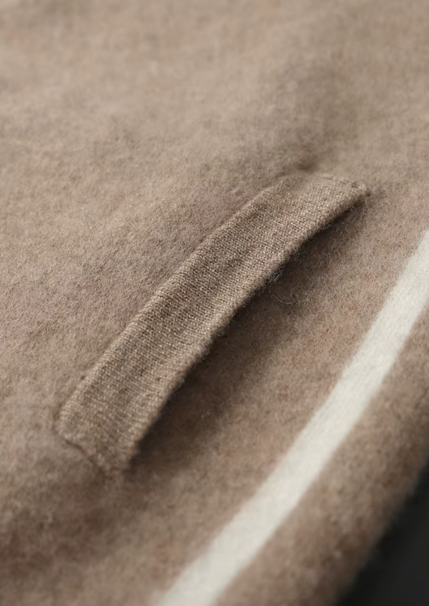 Premium Cashmere Beige Milano Leisure Set | Castielli