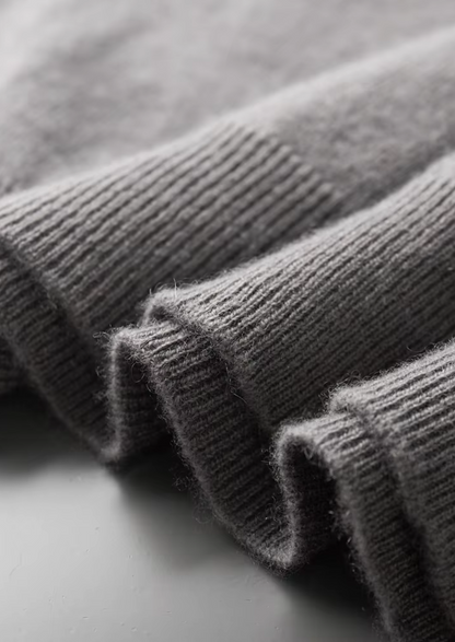 Premium Cashmere Mock Neck T-Shirt | Castielli
