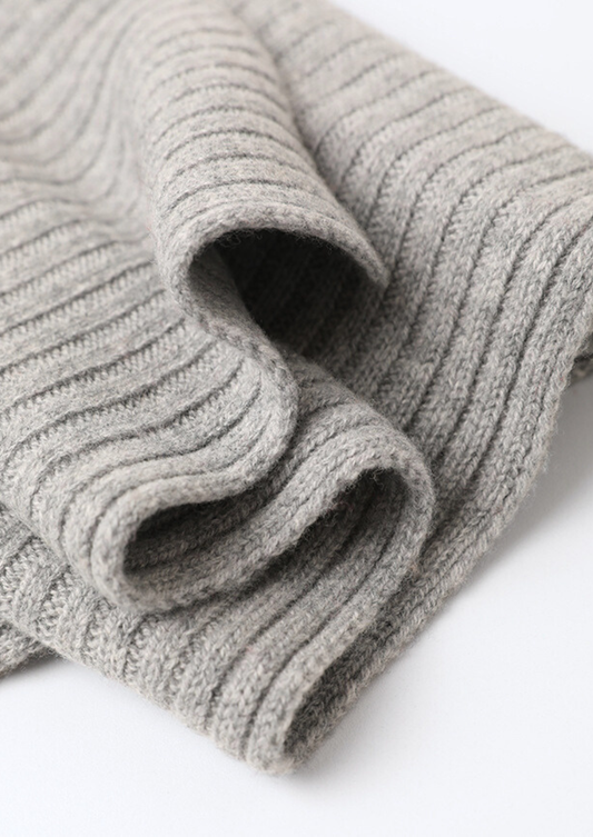 Pure Extra-Fine Merino Wool Wintertime Essentials - Light Gray | Castielli