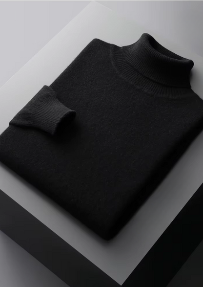 Pure Extra-Fine Merino Wool Classic Rollneck | Castielli