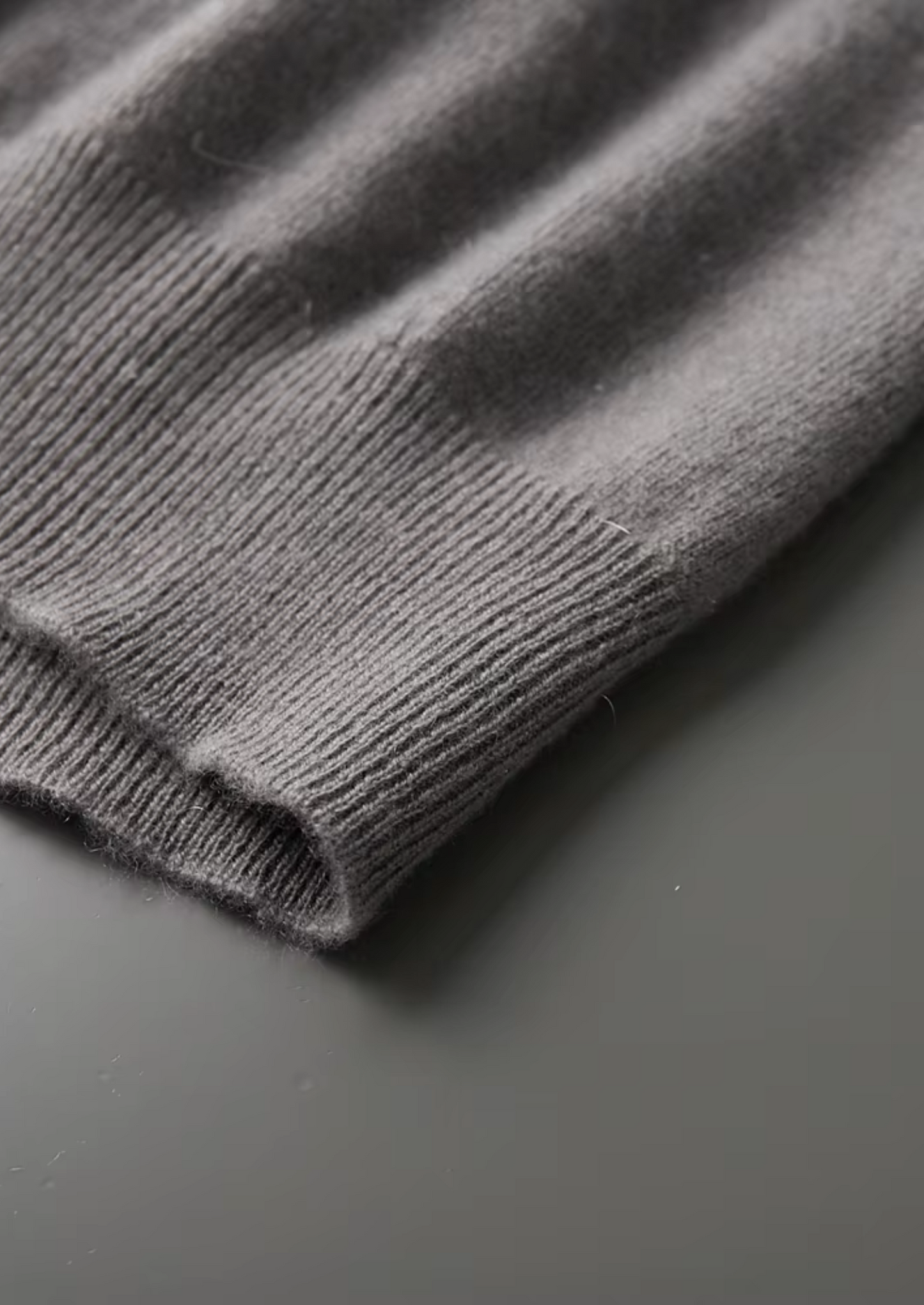 Premium Cashmere Mock Neck T-Shirt | Castielli