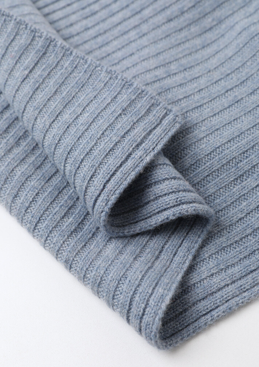 Pure Extra-Fine Merino Wool Wintertime Essentials - Light Blue | Castielli