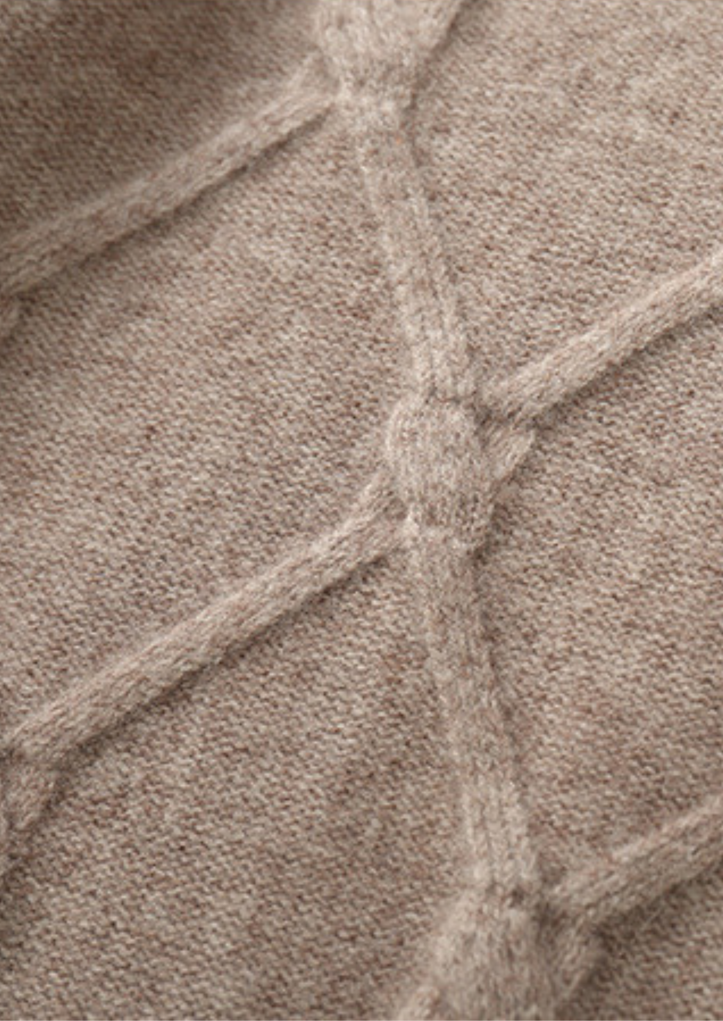 Pure Extra-Fine Merino Wool Cable Crewneck | Castielli