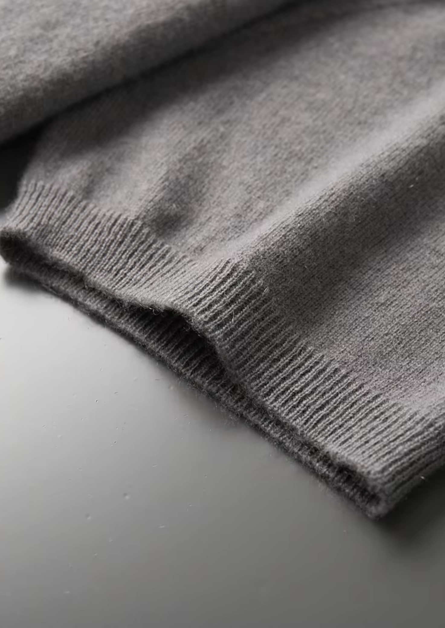 Premium Cashmere Mock Neck T-Shirt | Castielli