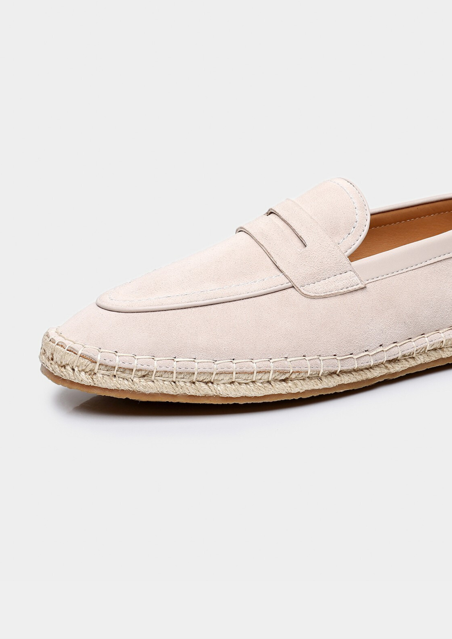 Penny Seaside Espadrilles - Off White | Castielli