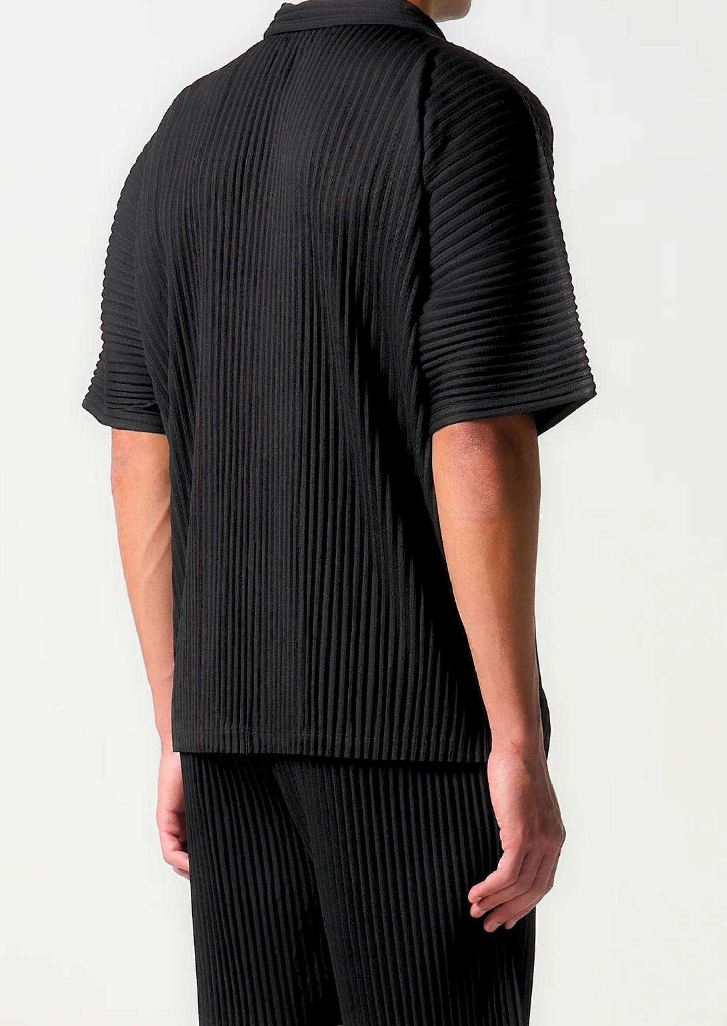 Black Pleated Summer Set | Castielli