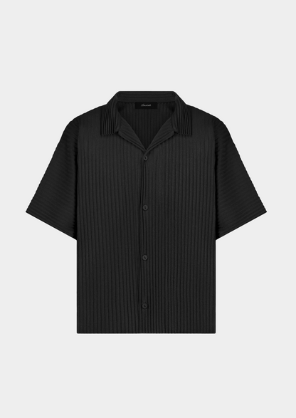 Black Pleated Summer Set | Castielli