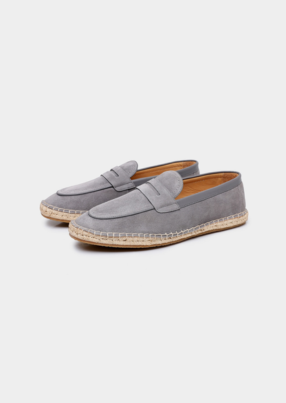 Penny Seaside Espadrilles - Light Gray | Castielli