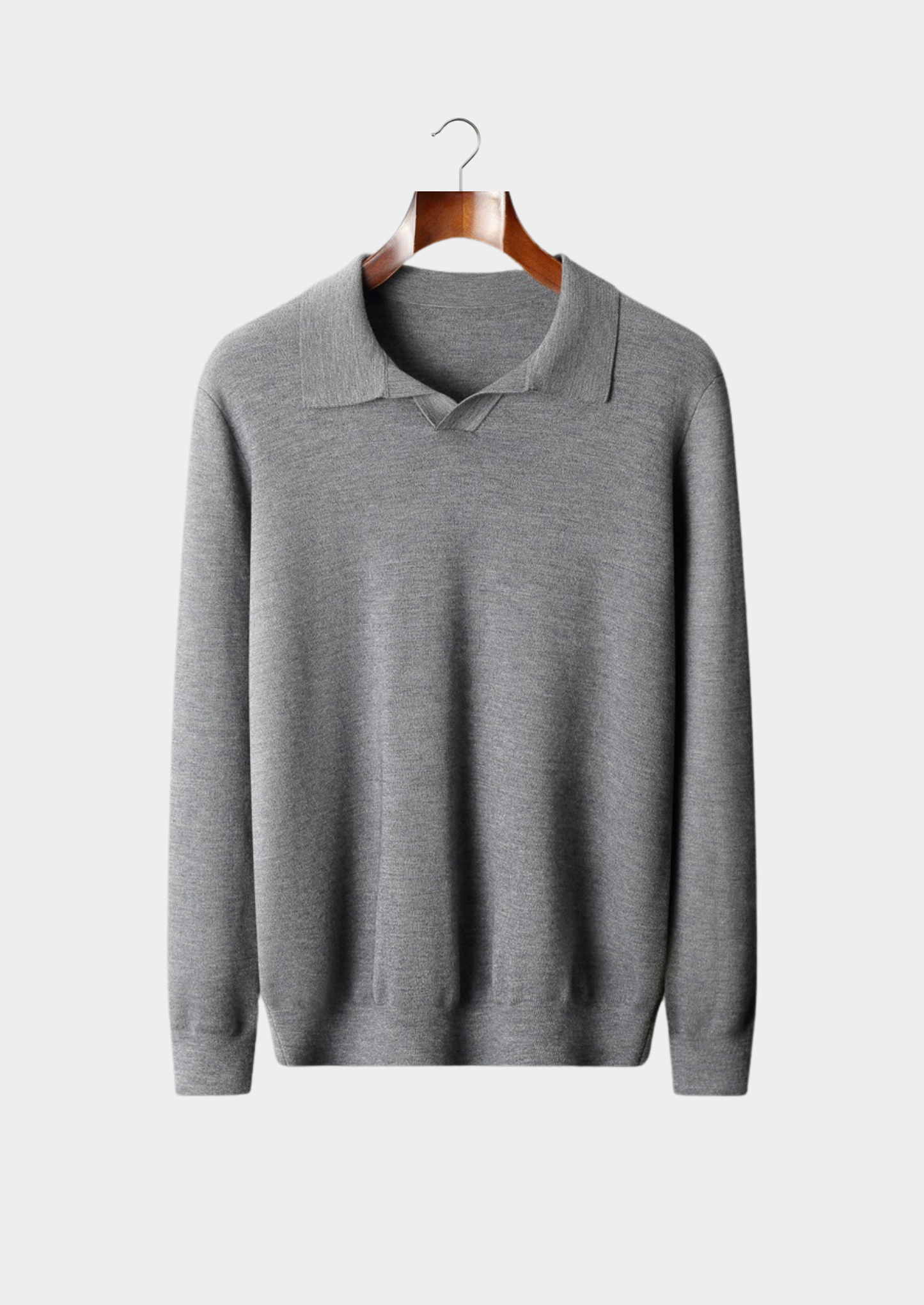 Premium Cashmere Buttonless Sweater Polo | Castielli