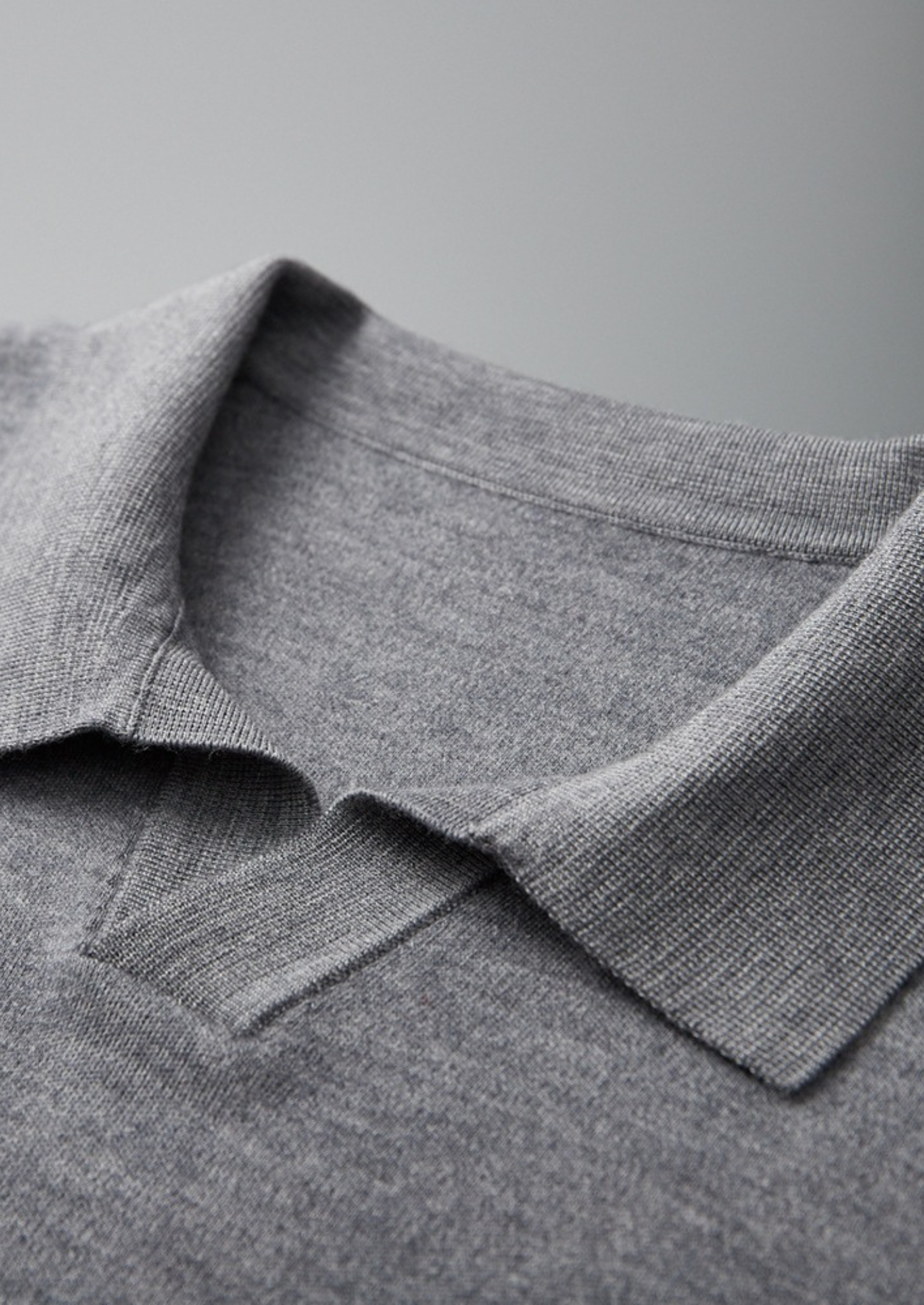Premium Cashmere Buttonless Sweater Polo | Castielli