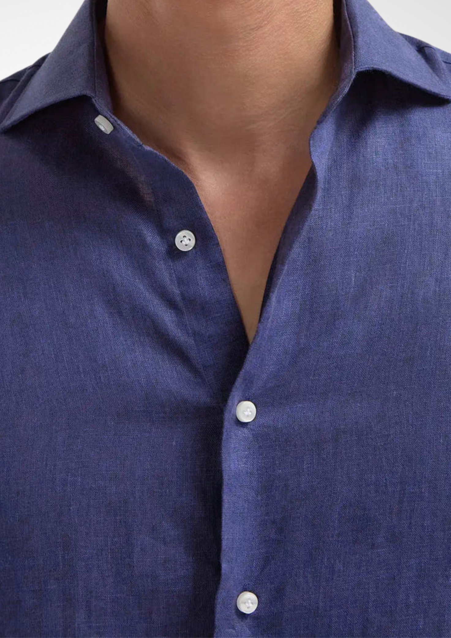 Portofino Coastal Shirt - Blue | Castielli