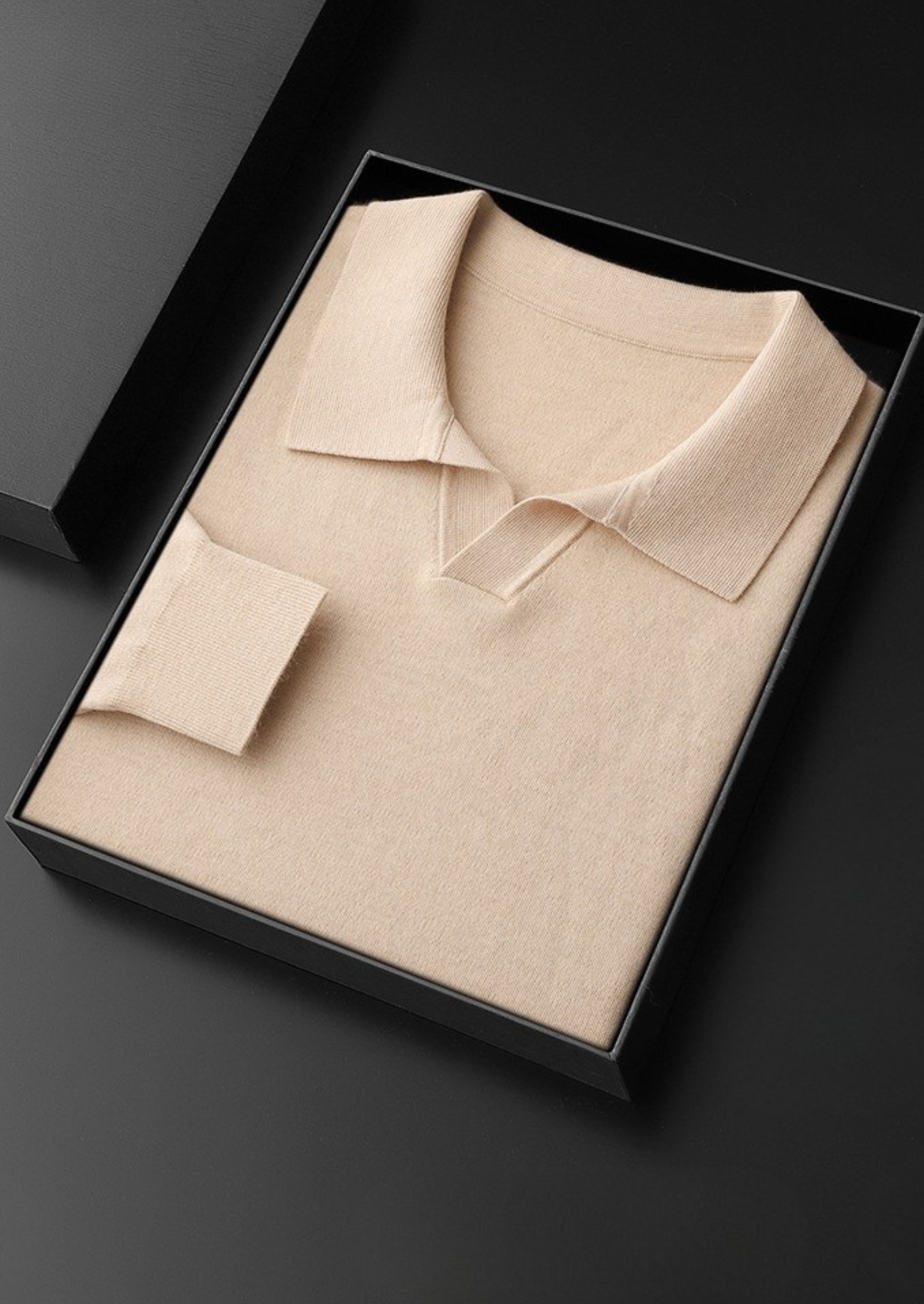 Premium Cashmere Buttonless Sweater Polo | Castielli