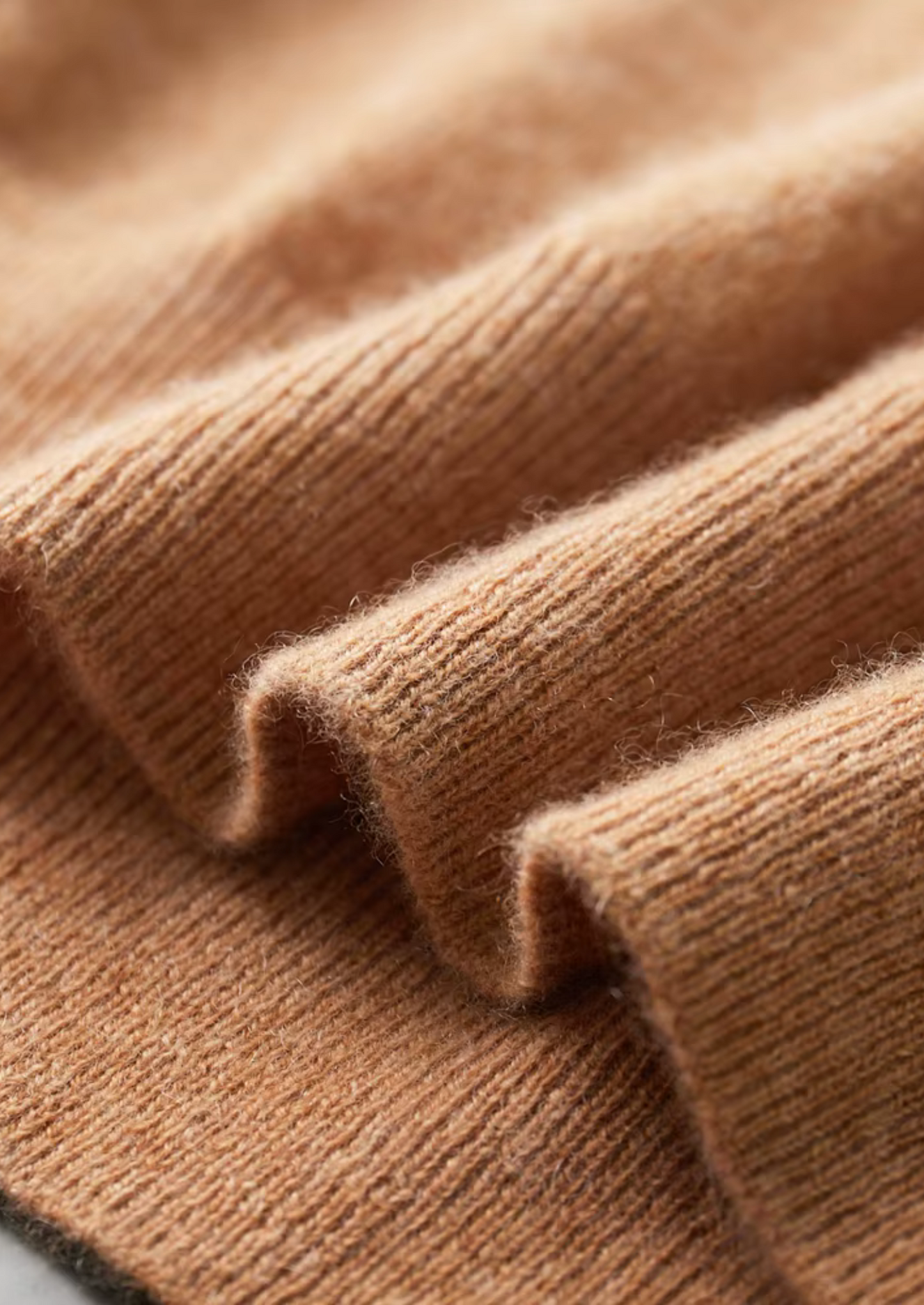 Premium Cashmere Classic Crewneck T-Shirt - Honey Mustard | Castielli