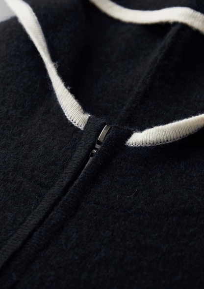 Pure Extra-Fine Merino Wool Black Damien Set | Castielli