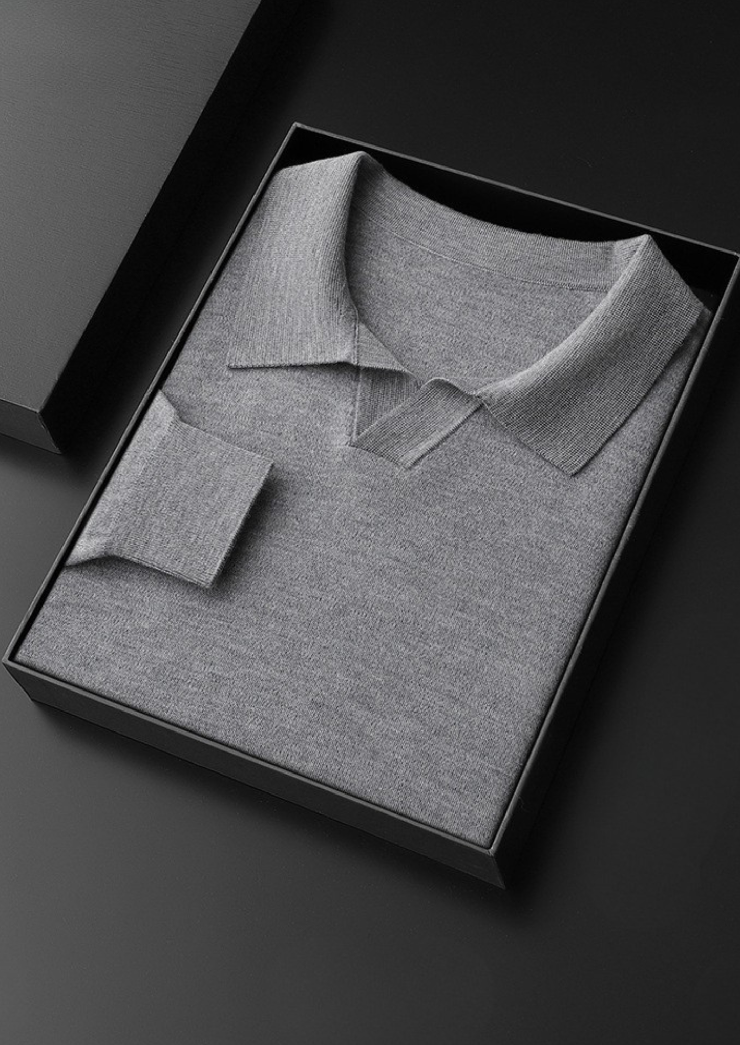 Premium Cashmere Buttonless Sweater Polo | Castielli