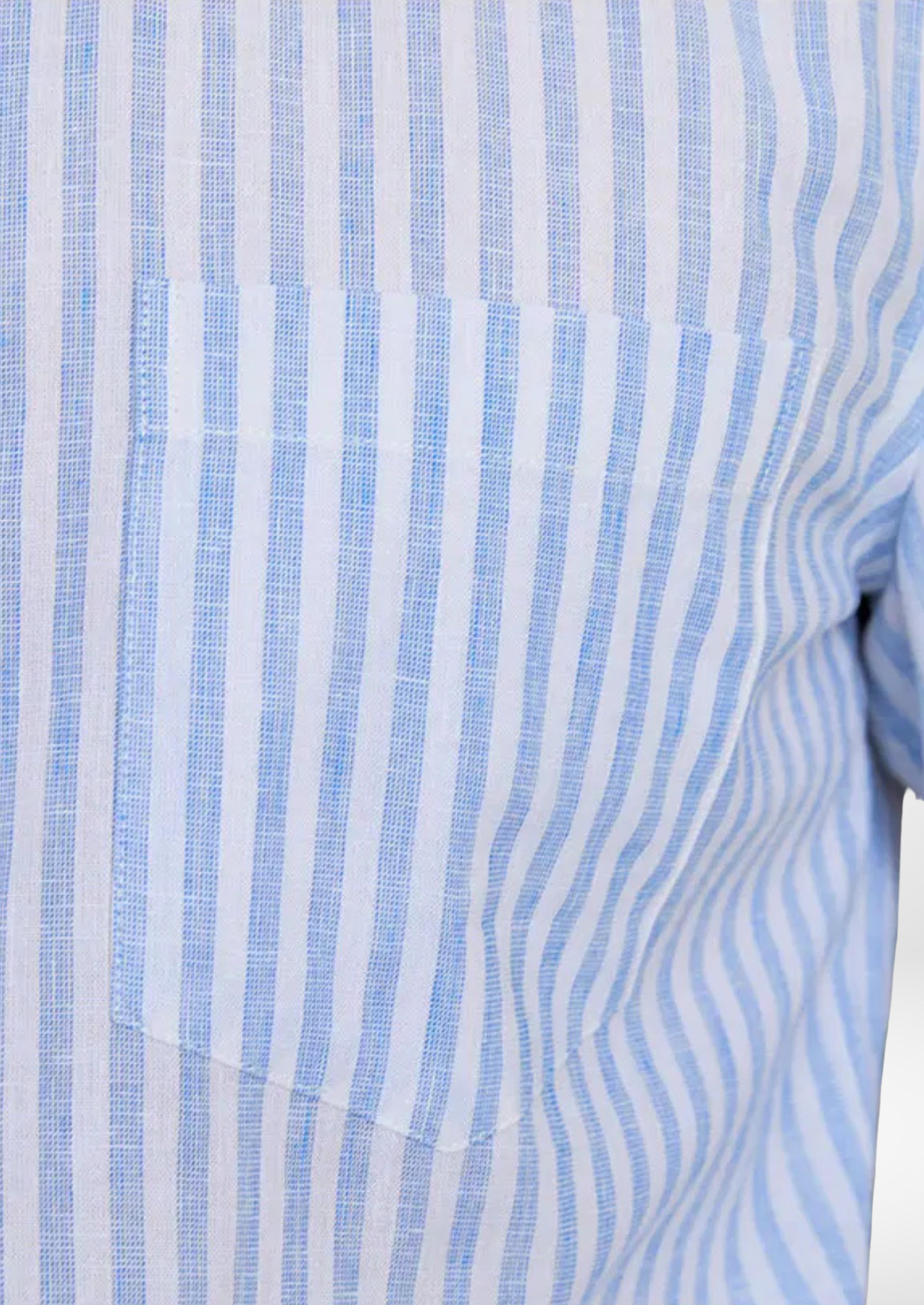 Portofino Striped Coastal Shirt - Light Blue | Castielli