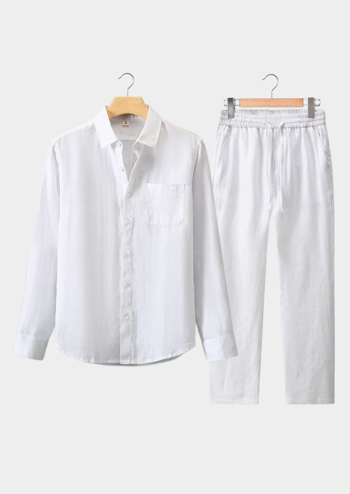 Dolcevita Longsleeve Summer Set - All White | Castielli