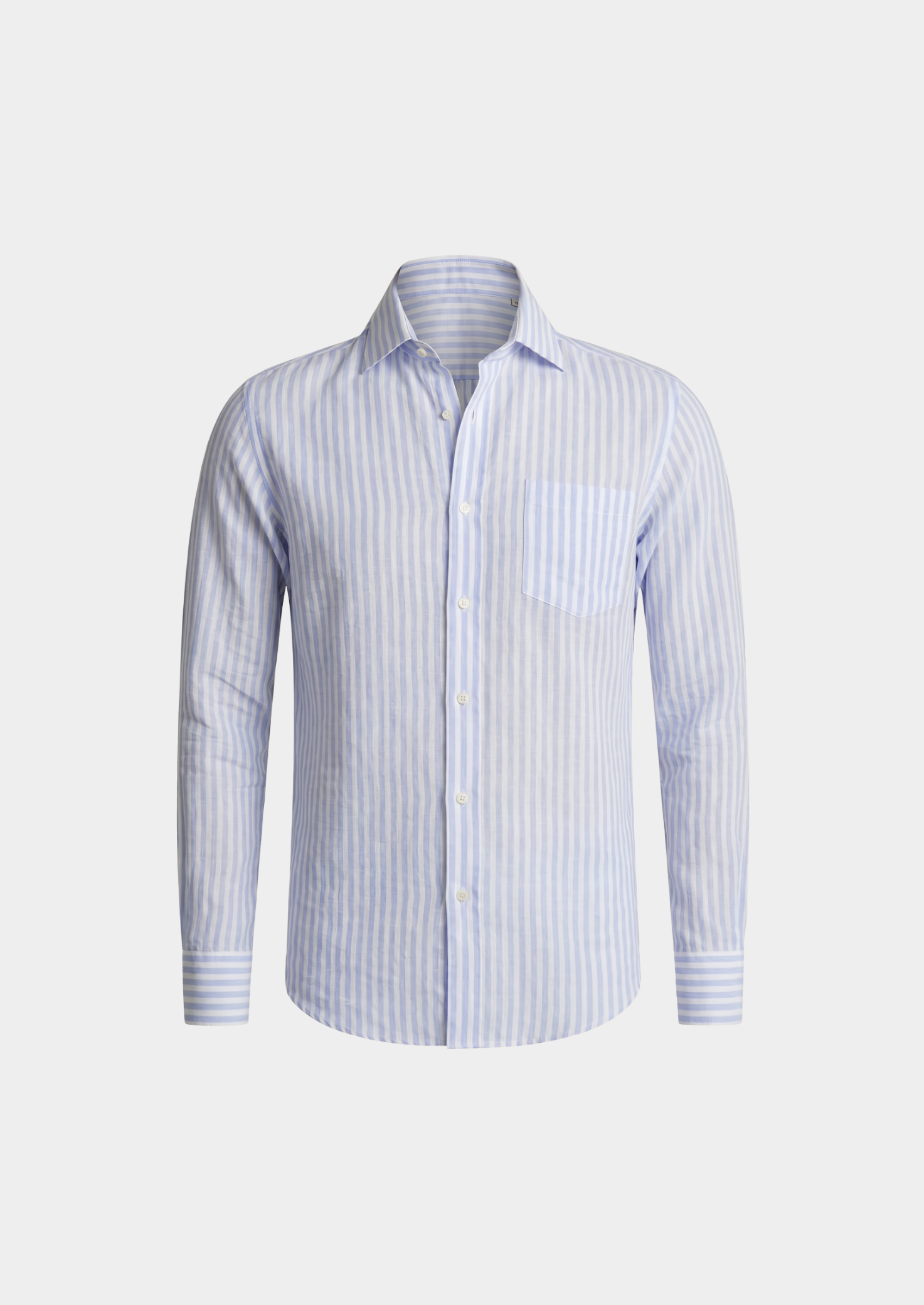 Portofino Striped Coastal Shirt - Light Blue | Castielli