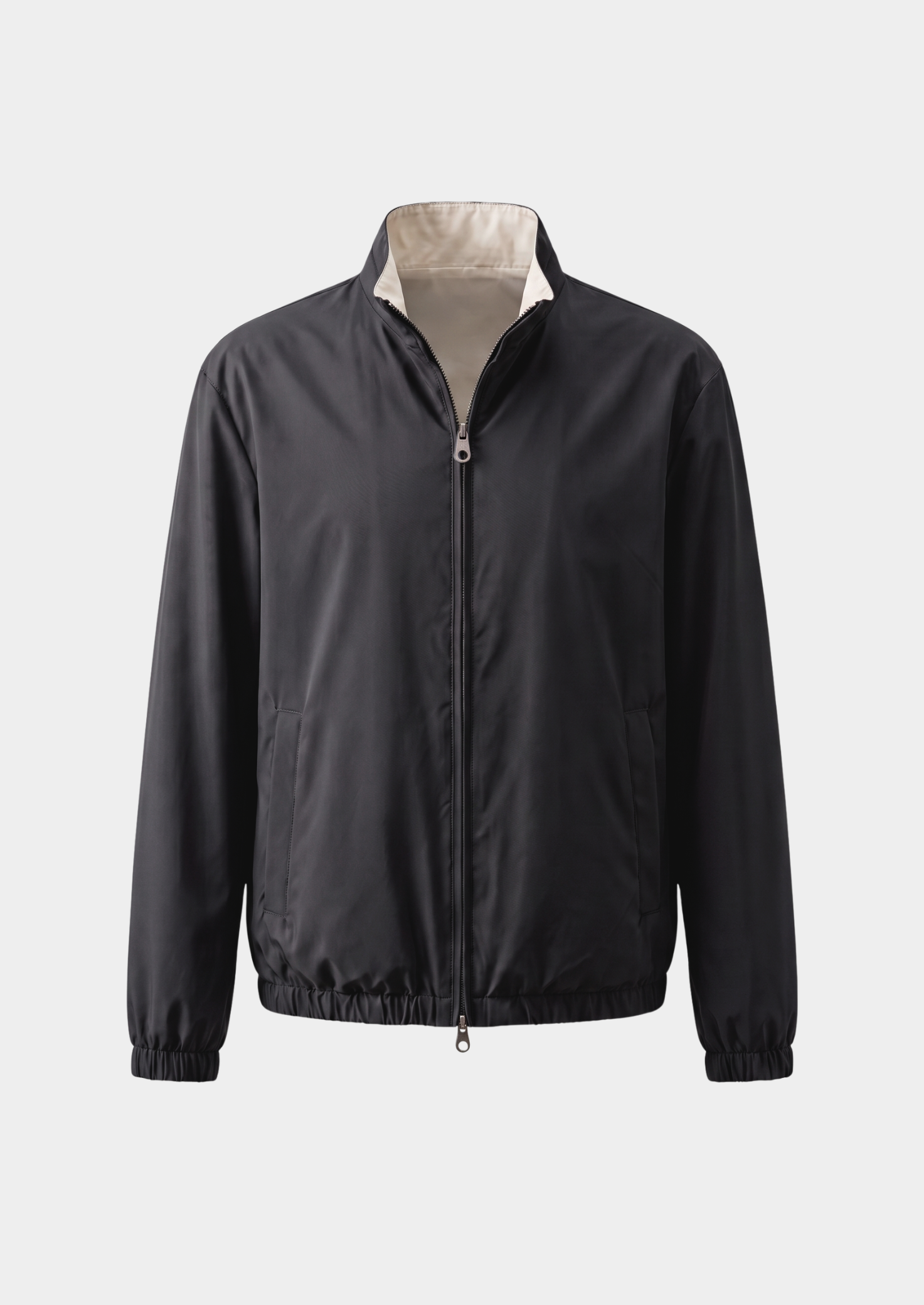 Black Technical Windbreaker Jacket | Castielli
