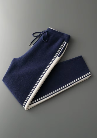 Pure Extra-Fine Merino Wool Navy Blue Damien Set | Castielli