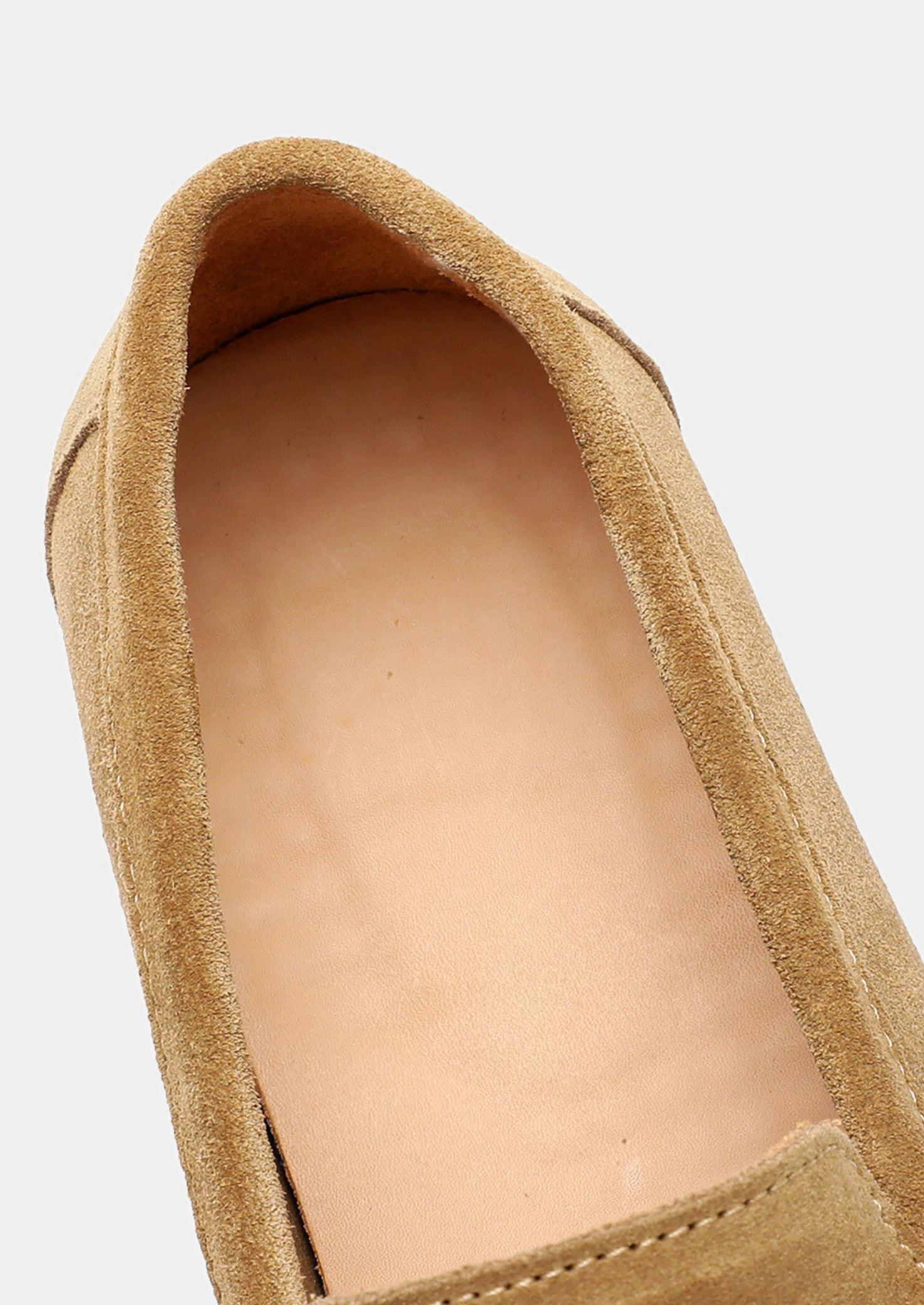 Caramel Classic Penny Suede Loafers | Castielli