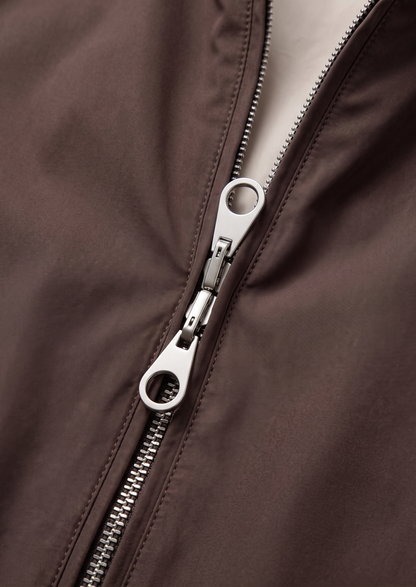Coffee Technical Windbreaker Jacket | Castielli
