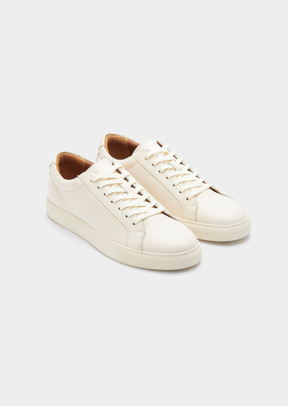 Ivory Essential Leather Sneaker | Castielli