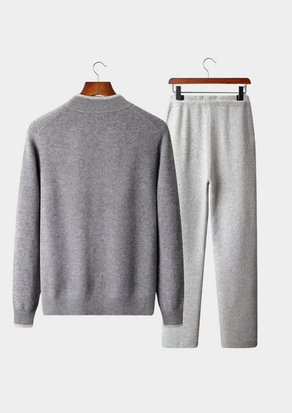 Pure Extra-Fine Merino Wool Two Tone Set | Castielli