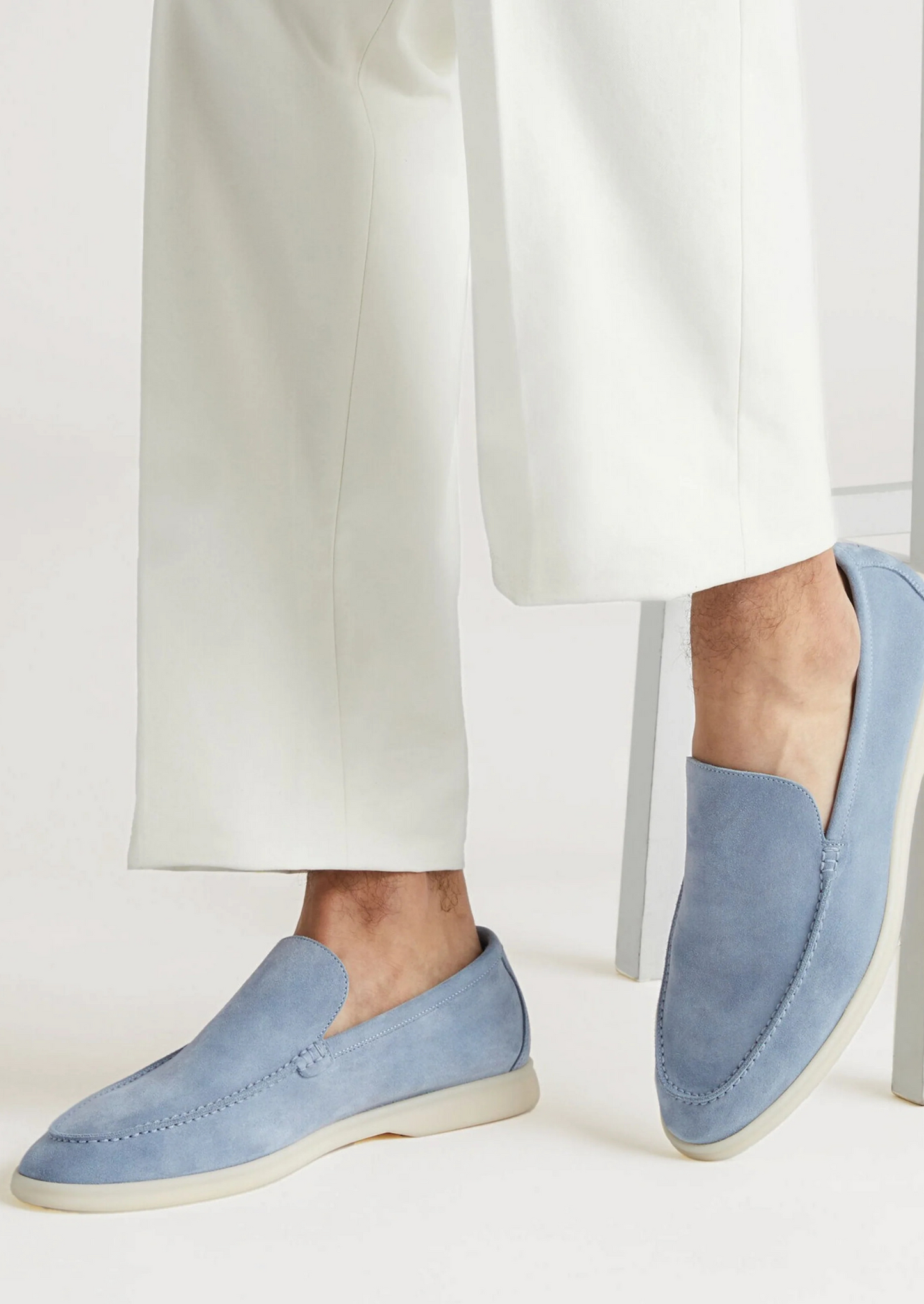 Marina Loafers - Baby Blue | Castielli