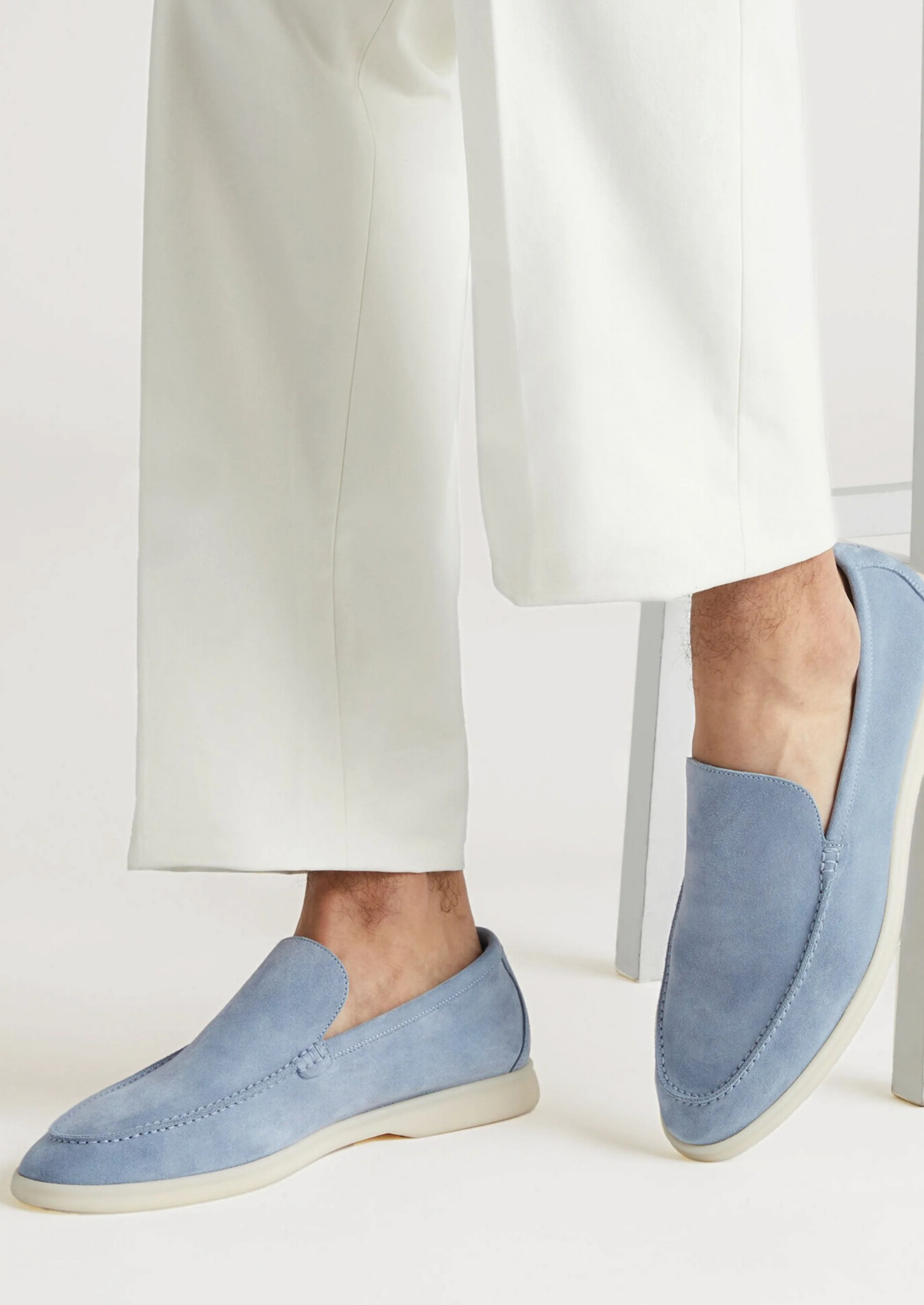 Marina Loafers - Baby Blue | Castielli