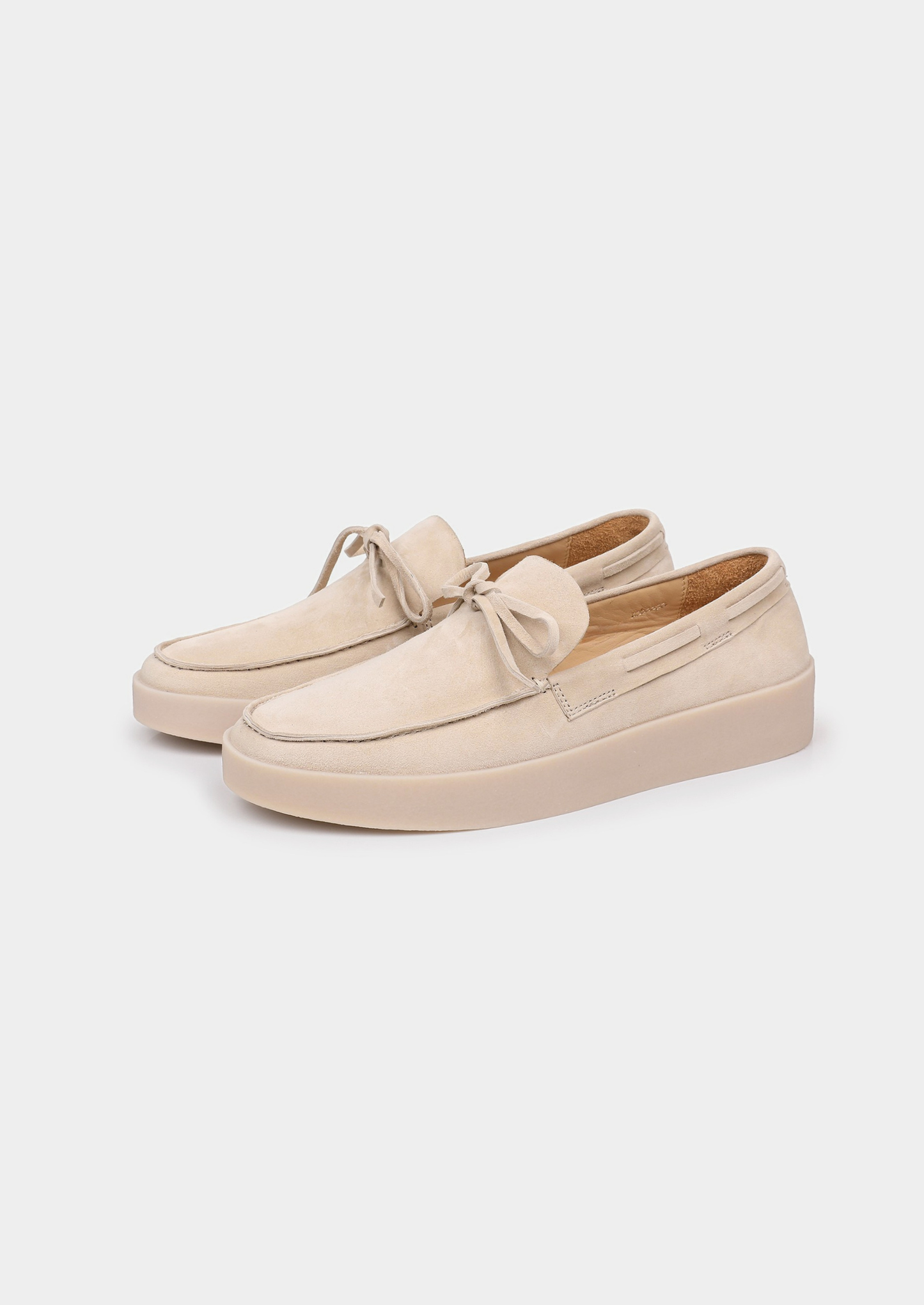 Ivory Boat Loafers | Castielli