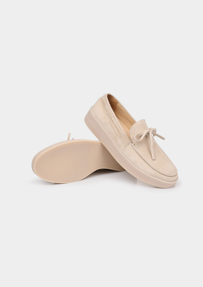 Ivory Boat Loafers | Castielli