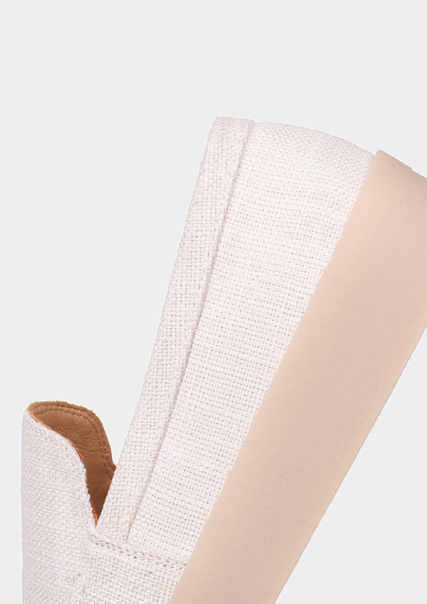White Linen City Loafers | Castielli