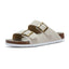 Castielli Suede Arizona Sandals - Cream