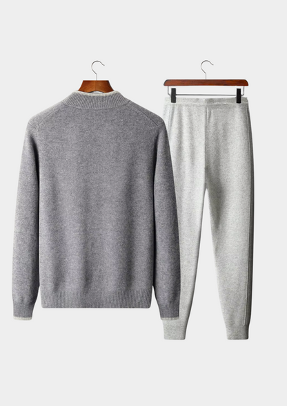Pure Extra-Fine Merino Wool Two Tone Set | Castielli
