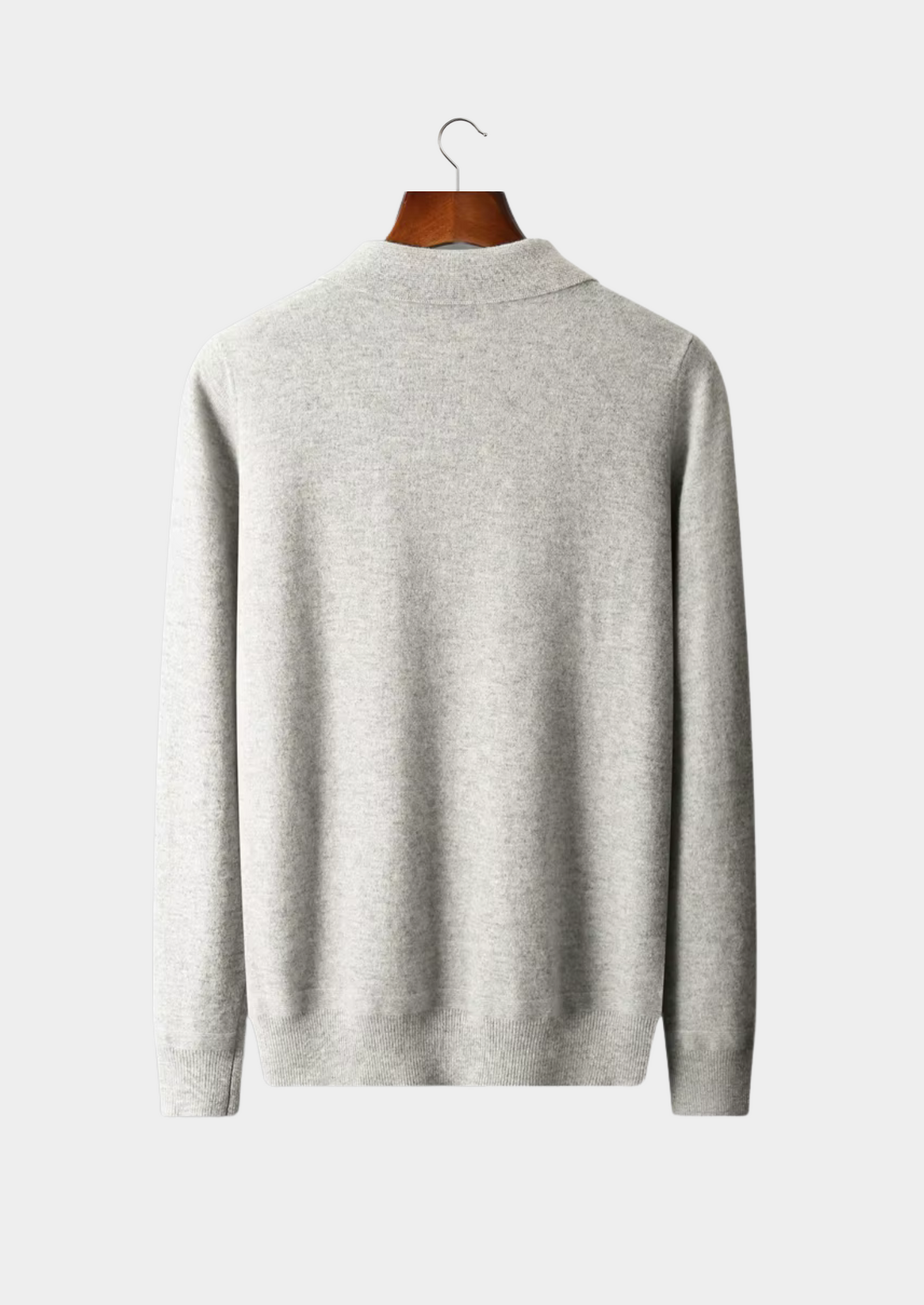 Pure Extra-Fine Merino Wool Half Zip Polo | Castielli