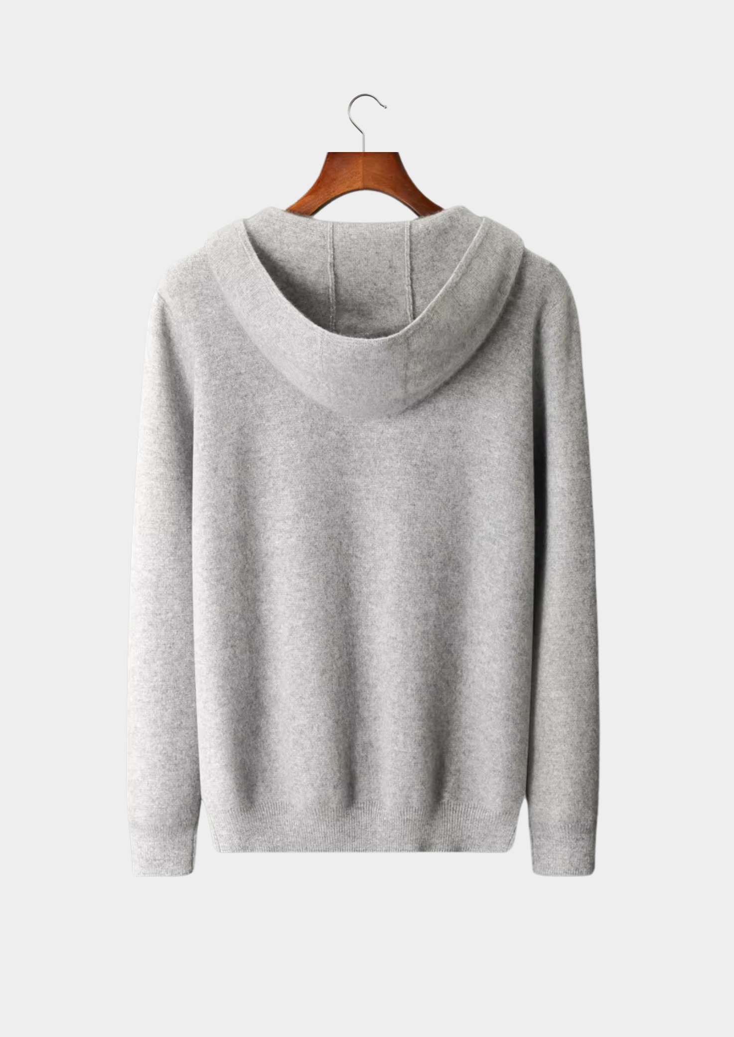 Pure Extra-Fine Merino Wool Zipper Hoodie | Castielli